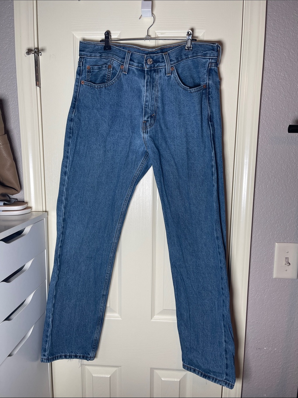 Levi's Straight-Leg Jeans in Classic Blue